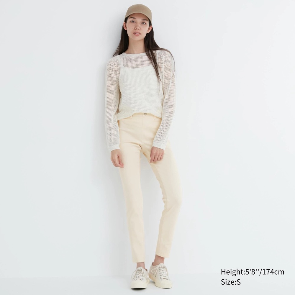 Uniqlo Heattech Ultra Stretch Leggings Pants • Natural